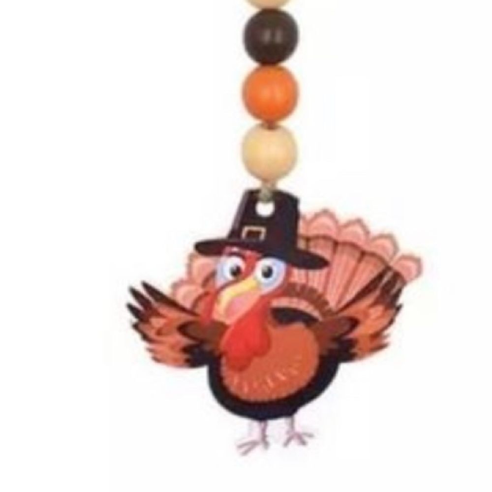 2/$15 TIER TRAY FALL DECOR TURKEY‎